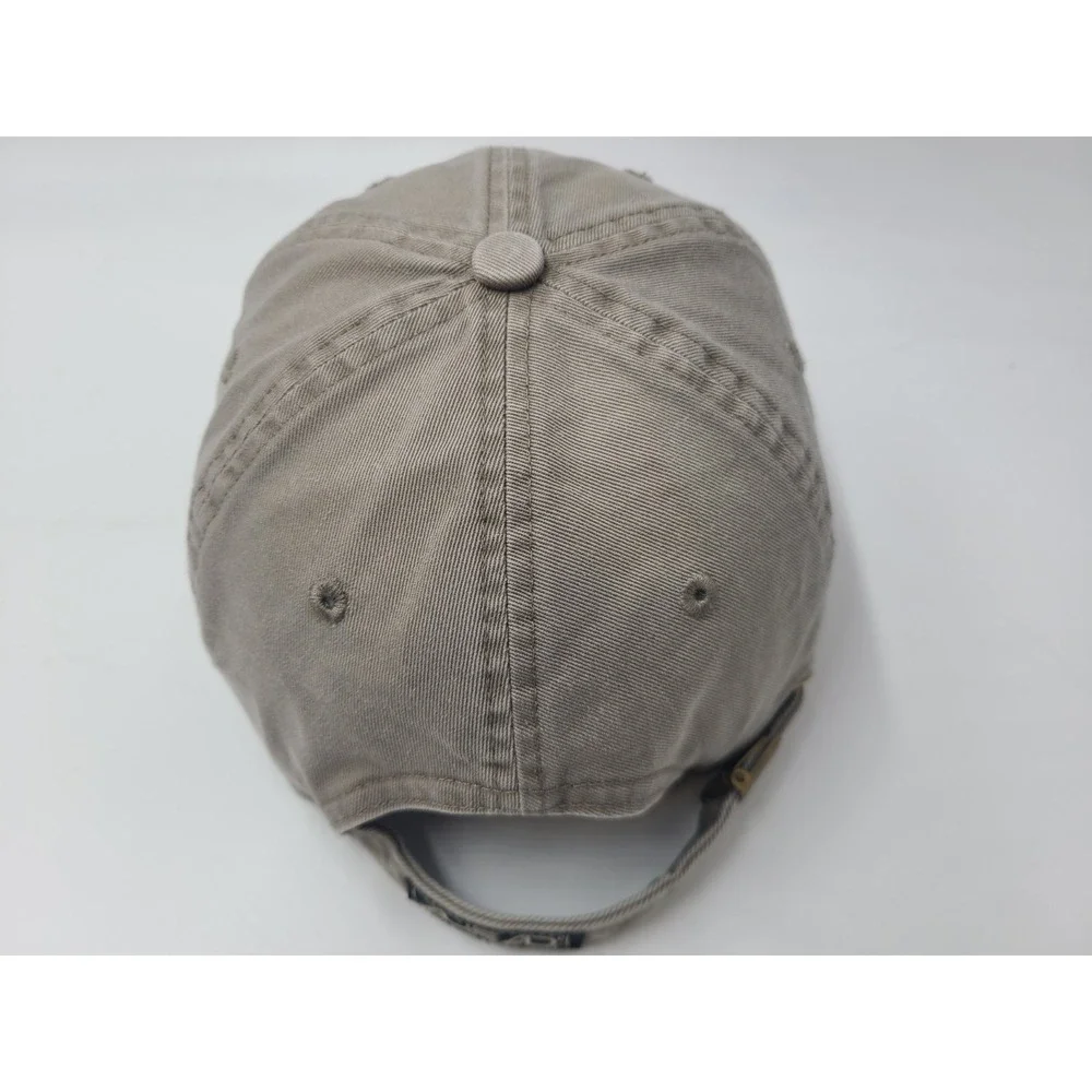 Calderone Golf‎ Club Ahead Strapback Adjustable Hat Cap Grass Lake Michigan Gray